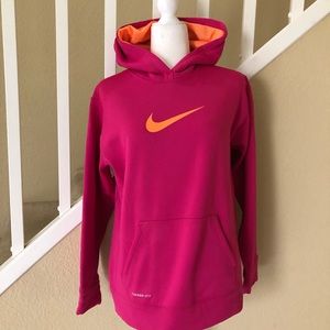 Nike therma-fit pink hoodie size XL